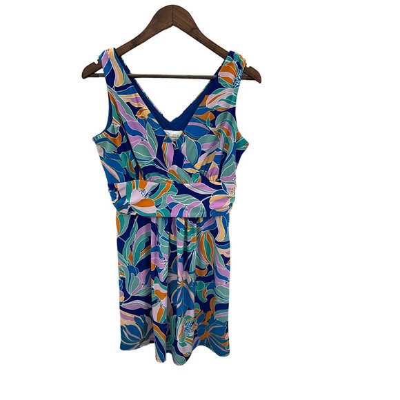Cappagallo Dresses & Skirts - Cappagallo Womens Floral Dress S Blue/Lilac Multi-Color